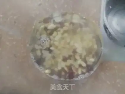 Make Red bean soy soy milk step 1