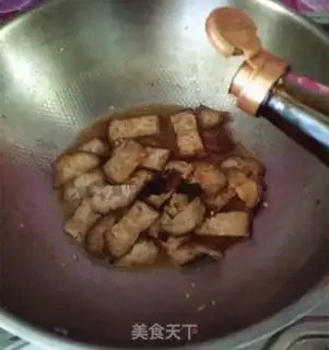Make Pig bloodballs burning garlic seed step 6