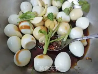 Make A quail egg step 4