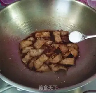 Make Pig bloodballs burning garlic seed step 7