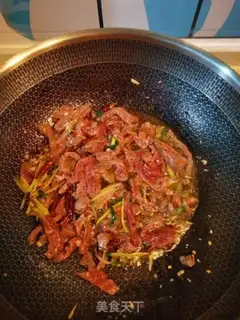 Make Dried beef silk step 3
