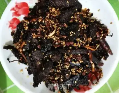 Make Dried beef silk step 4