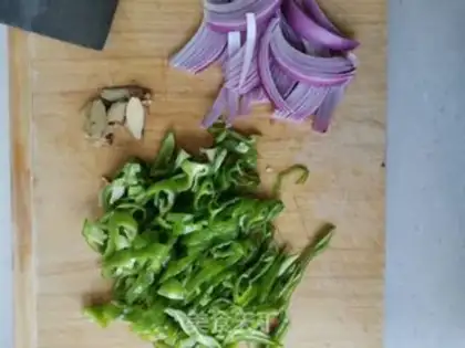 Make Piper onion fire step 1