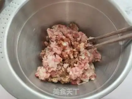 Make Pork corn sausage step 1
