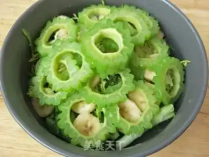 Make A bitter melon fruit salad step 3