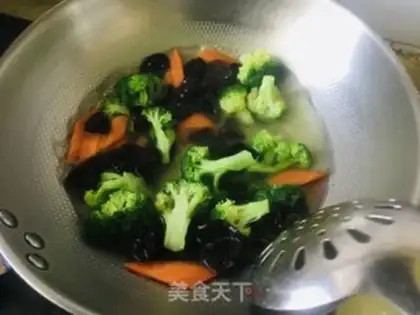 Make Clear the broccoli step 1