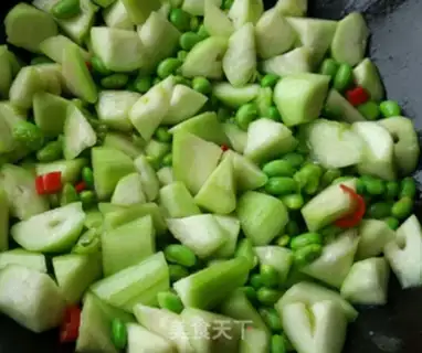 Make Bean silkmelon step 3