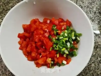 Make Tomato onions step 1