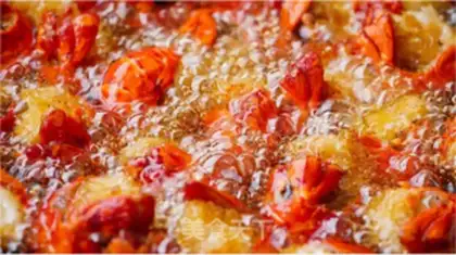 Make Garlic lobster step 1
