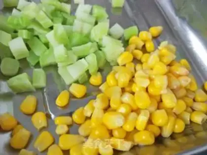 Make Sweet corn grains step 3