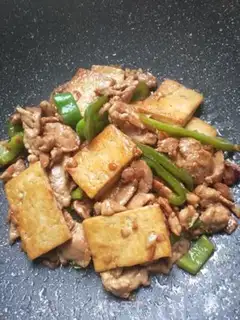 Make Old tofu fried meat step 8