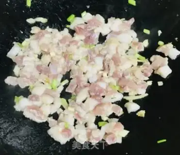 Make Garlic corn fried meat step 4