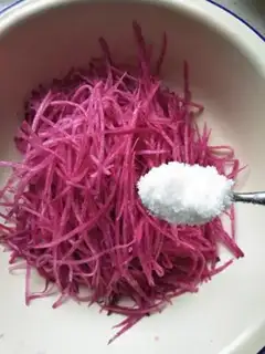Make ♪ Sugar jealous purple crystal carrot ♪ step 2