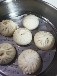 Make Fresh meat buns step 9