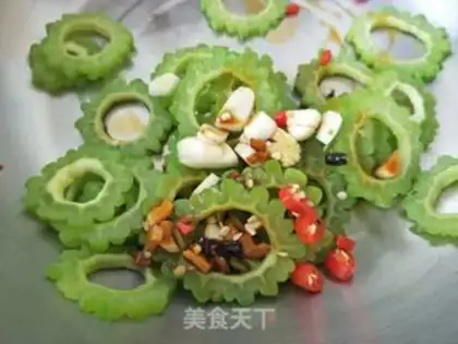 Make Garlic bitter melon step 4