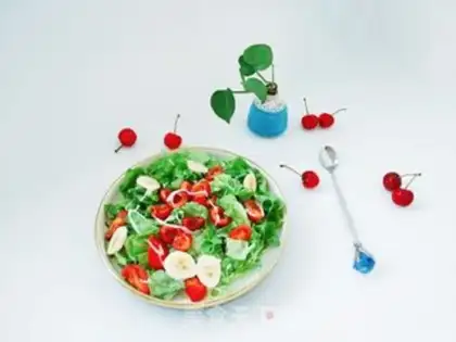Make Cherry vegetable salad step 0