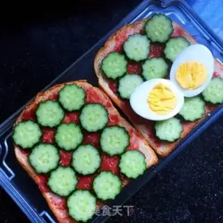 Make Open cucumber sandwich step 10