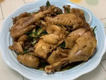 Make Garlic chicken step 13