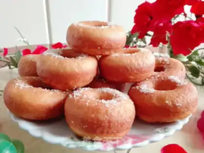 Make Coconut donuts step 5