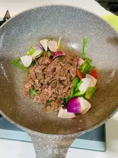 Make Beef pepper step 8