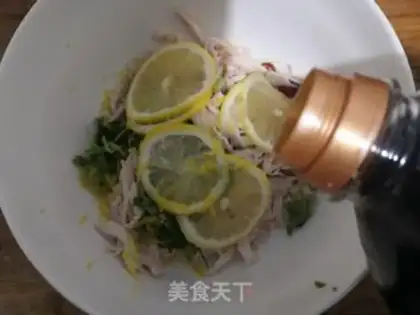 Make An appetizer lemon chicken step 22