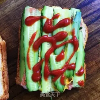Make A salmon sandwich step 9