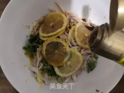 Make An appetizer lemon chicken step 23