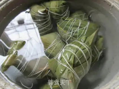 Make Red Bean Lotus rice step 9