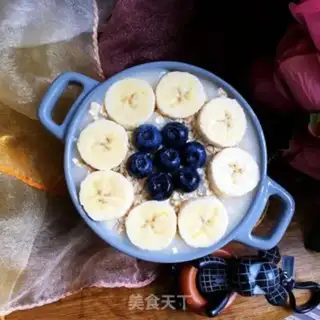 Make Banana blueberry oatmeal step 9