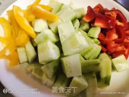 Make Beef cucumber step 1