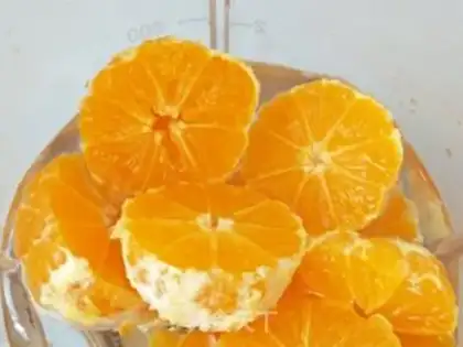 Make Ice cream orange juice step 3