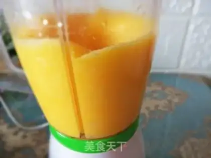 Make Ice cream orange juice step 4