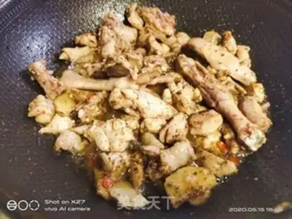 Make Onion chicken step 3
