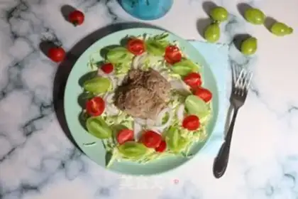 Make Charcoal ketchup salad step 0