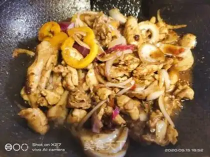 Make Onion chicken step 5