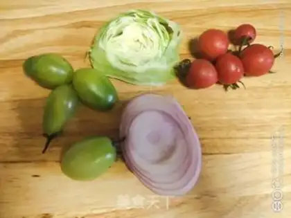 Make Charcoal ketchup salad step 3