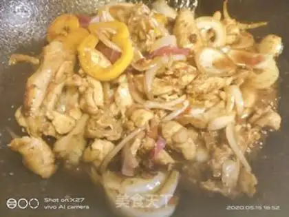 Make Onion chicken step 6