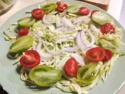 Make Charcoal ketchup salad step 5