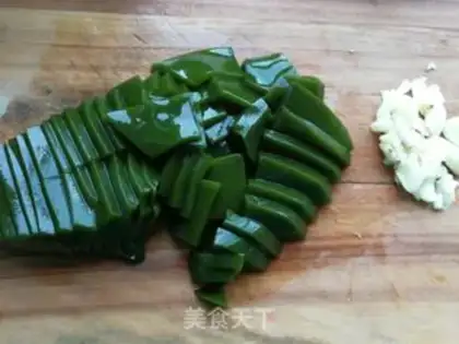 Make Garlic tofu step 1