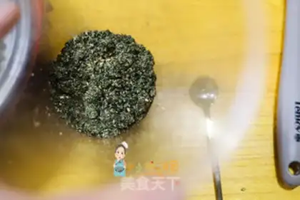 Make The purple sesame powder step 5