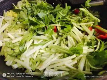 Make Celery beef step 4