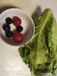 Make Korean chicken and fruit salad step 3