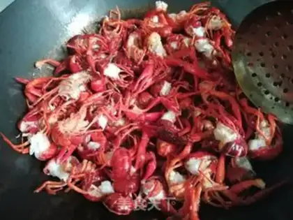 Make Tartar burning lobster step 3