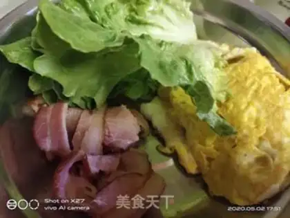 Make Bacon eggburgers step 4