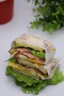 Make Bacon eggburgers step 12