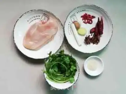 Make Spicy chicken silk step 0