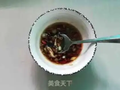 Make Spicy chicken silk step 6