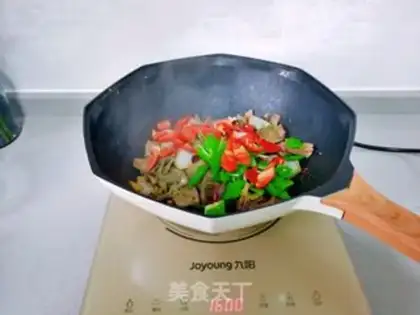 Make Onion fried liver step 9