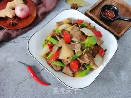 Make Onion fried liver step 10