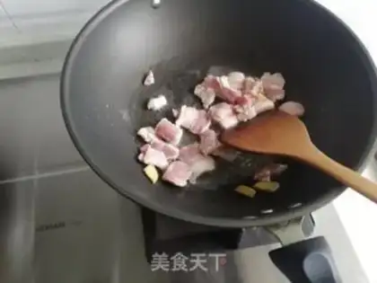 Make Four seasons of bean meat step 3